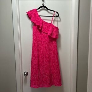 Lilly Pulitzer callisto one shoulder dress